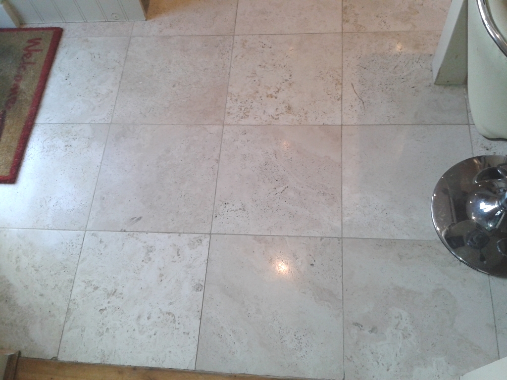 Travertine Tile Cleaning Telford After