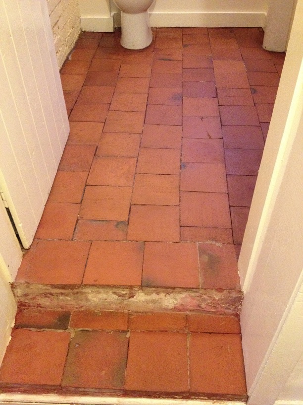 Quarry Tiled Floor After Renovation Much Wenlock