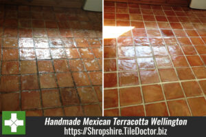 Cleaning and Sealing Handmade Mexican Terracotta tiles in Wellington