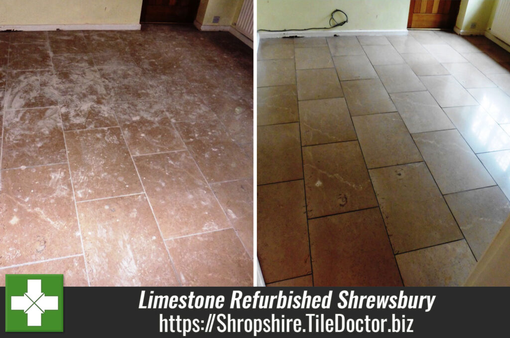 Limestone Kitchen and Utility Refurbished in Shrewsbury